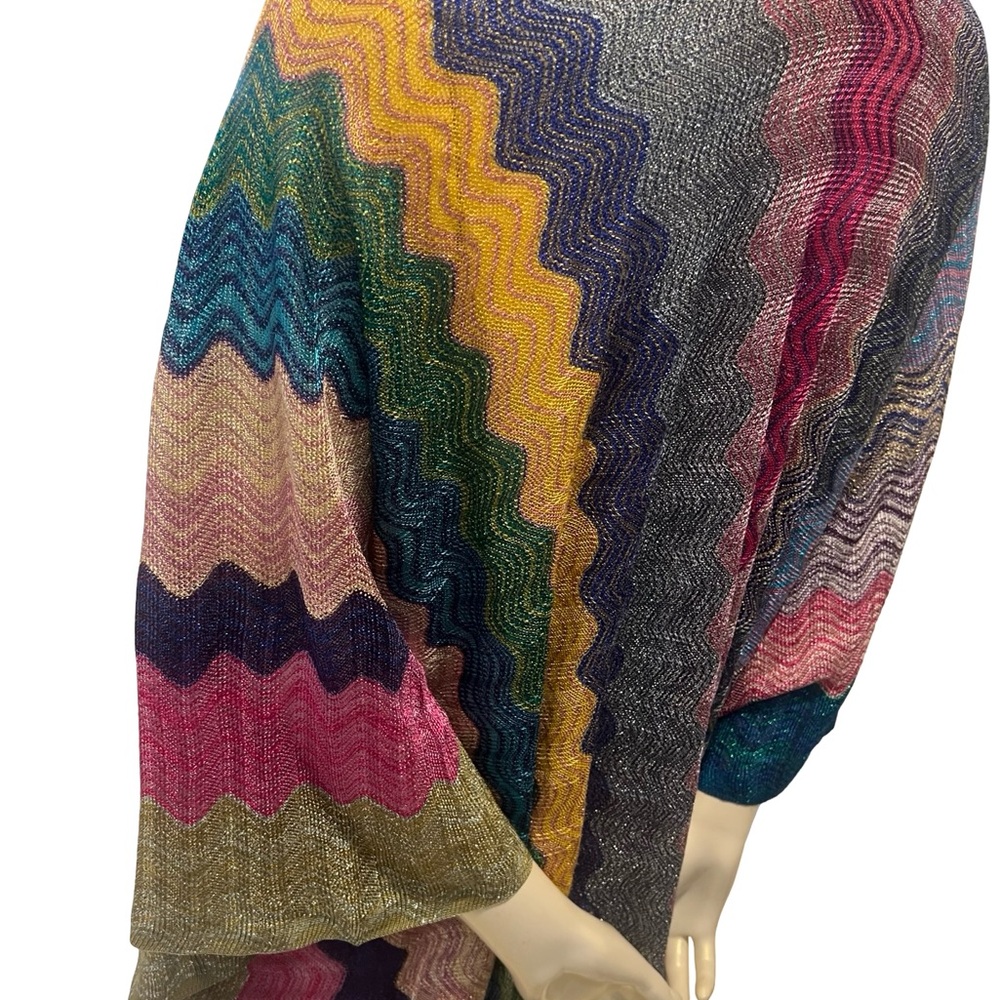 Free People Colorful Knit Shawl - Picture 10 of 16